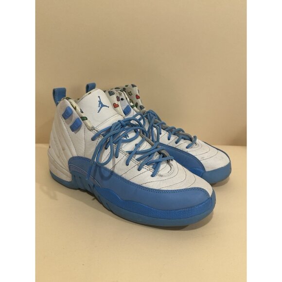 Air Jordan 12 Retro Gs Emoji Size 7y - Picture 1 of 14